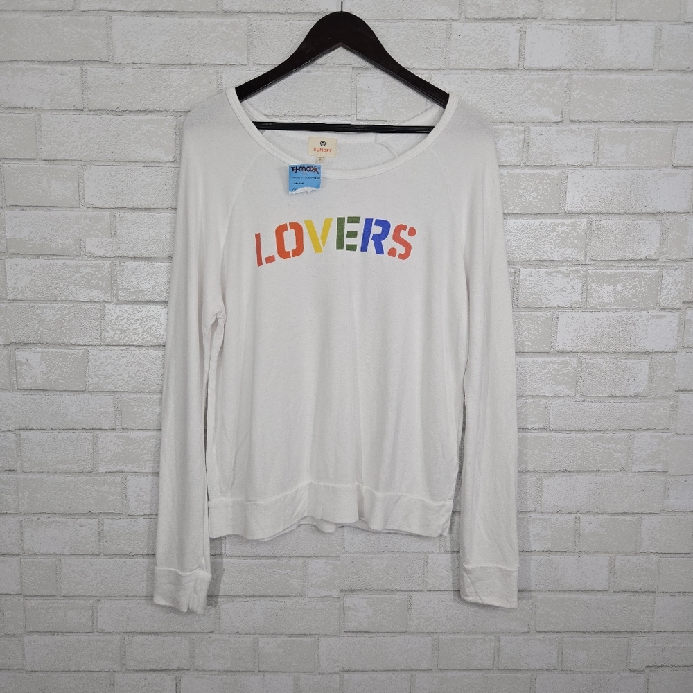 Sundry NWT Lovers long sleeve top/ lightweight sweatshirt‎
